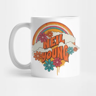 Retro Rainbow - Neil Young Mug